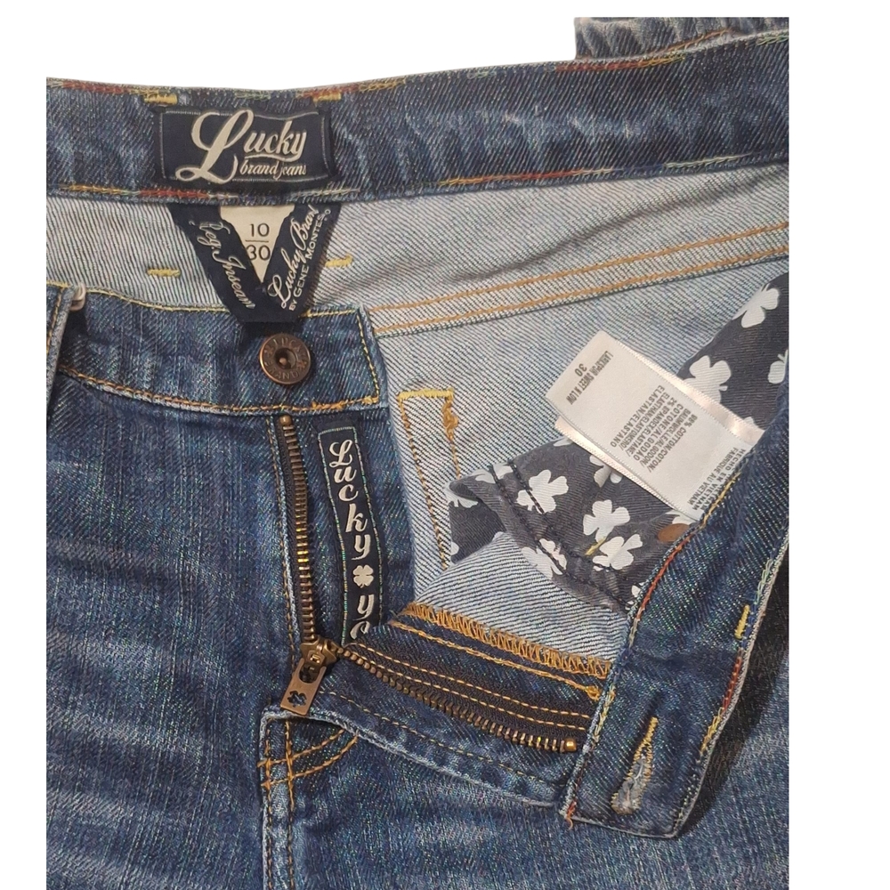 Lucky Brand Dark Blue Wide Leg Jeans - Picture 2 of 9